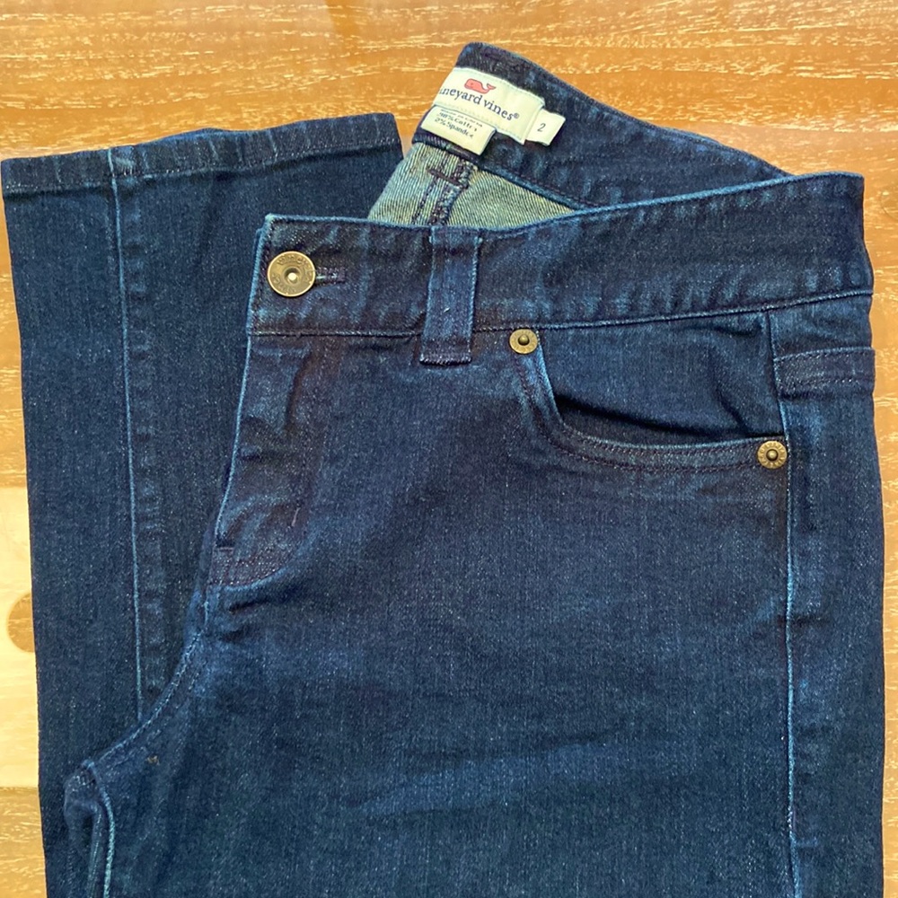 Vineyard Vines Women’s Jeans. Color: Dark Wash. Size: 2